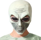 Masque de déguisement Halloween - Fantôme/Alien/ Horreur - blanc/gris - adultes - Latex