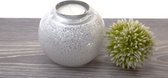 Mini Urn - White&Silver - Mini urnen voor mensen - Mini urn waxinelichthouder - Mini urne