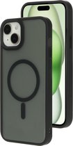 Mobiparts hoesje geschikt voor Apple iPhone 15 Plus - Hardcover - MagSafe - Zwart
