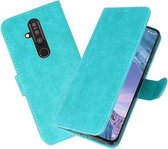 Hoesje Geschikt voor Nokia X71 - Book Case Telefoonhoesje - Kaarthouder Portemonnee Hoesje - Wallet Cases -Groen