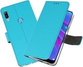 Bestcases Pasjeshouder Telefoonhoesje Huawei Y6 - Y6 Prime (2019) - Blauw