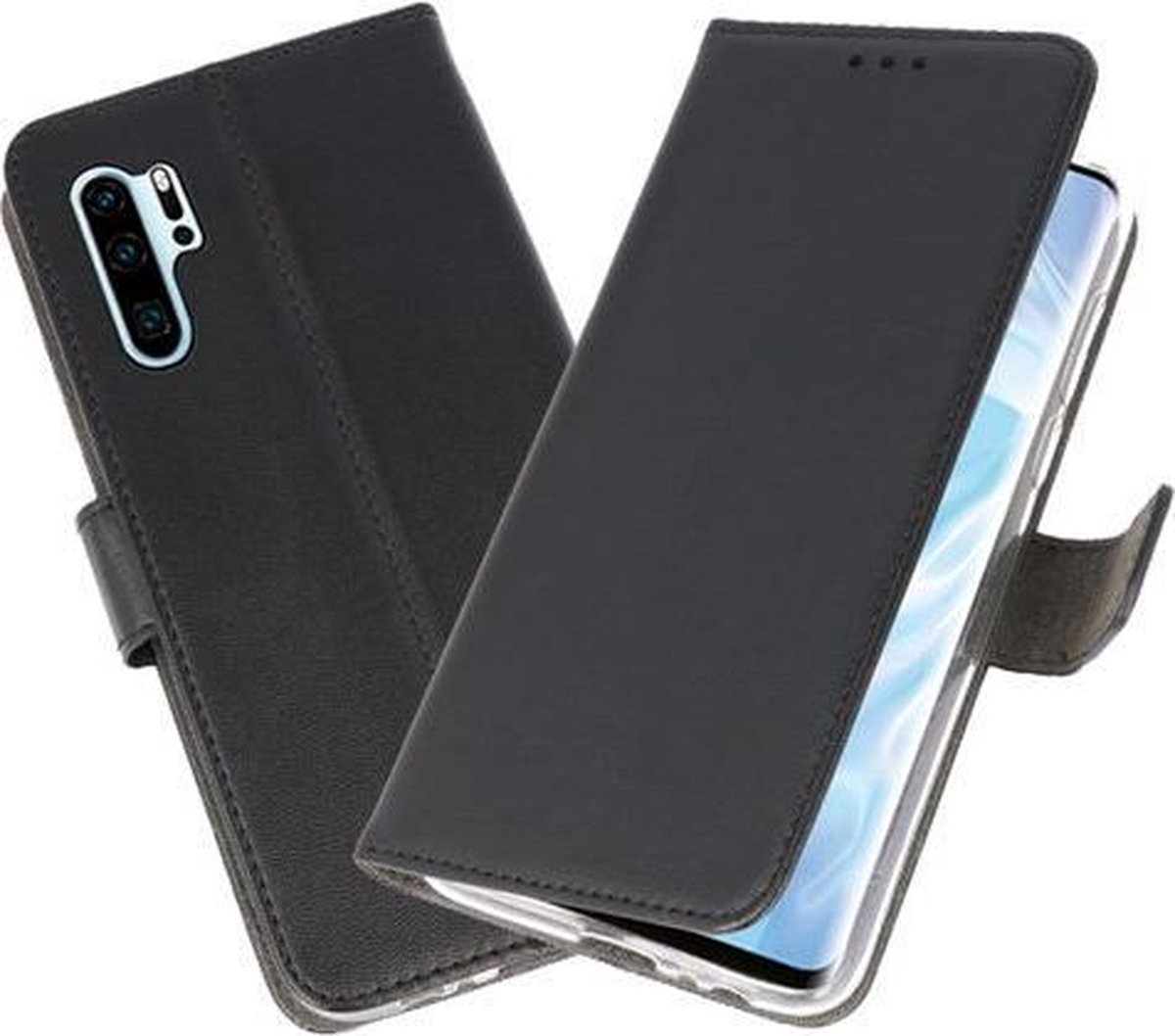 Bestcases Pasjeshouder Telefoonhoesje Huawei P30 Pro - Zwart