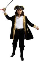 FUNIDELIA Piraten Kostuum - Deluxe - Zeerover Kostuum - Maat 3XL - Zwart