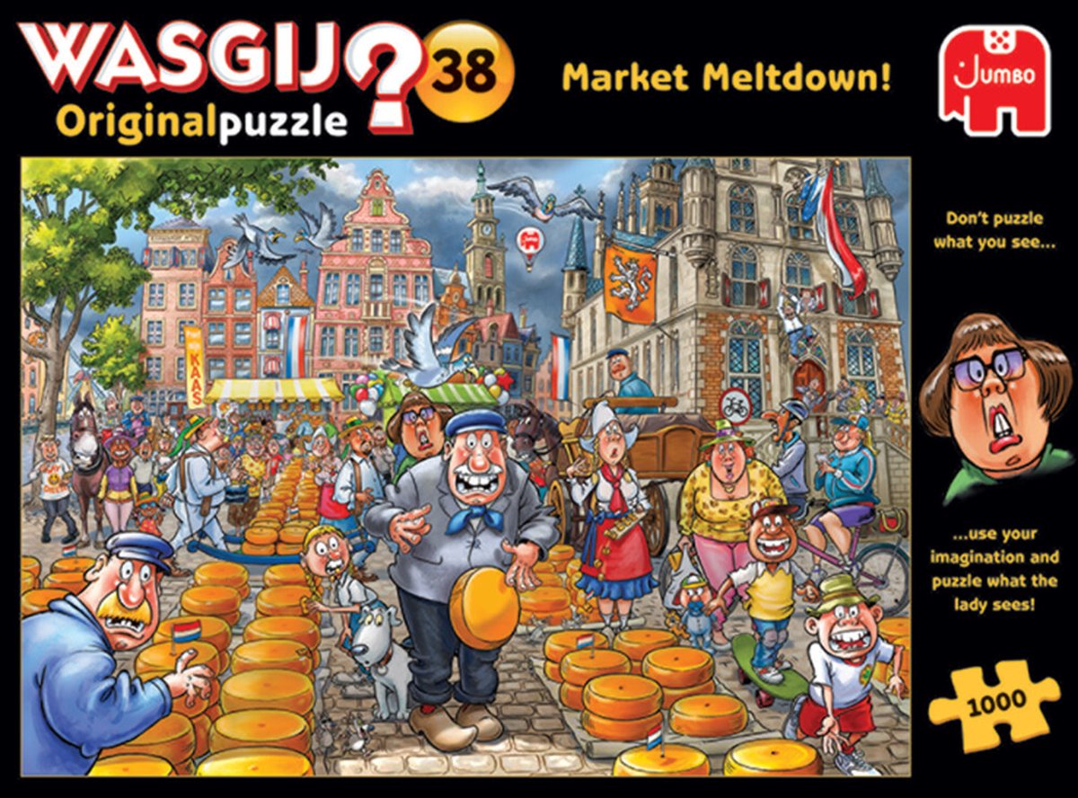 Wasgij Original 38 Kaasalarm puzzel - 1000 stukjes