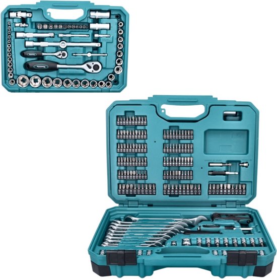 Makita E-10883 Handgereedschapset - 221-delig