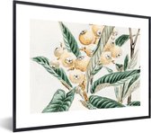 Cadre photo avec affiche - Baies - Feuilles - Japonais - 40x30 cm - Cadre pour affiche