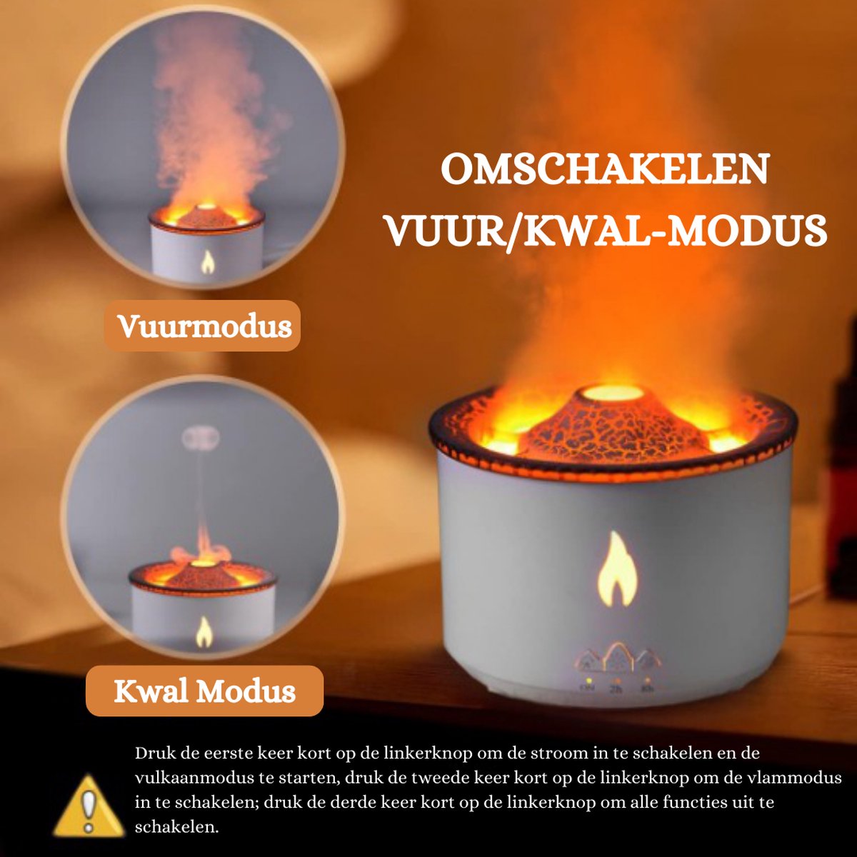 300Ml Luchtbevochtiger Essentiële Olie Diffuser Au... – Vicedeal