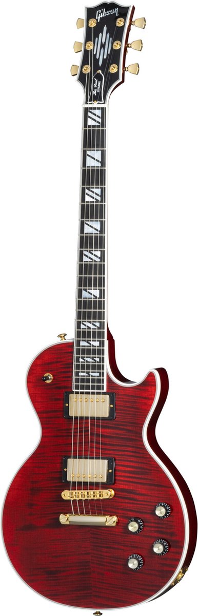 Gibson Les Paul Supreme Wine Red elektrische gitaar met hardshell case
