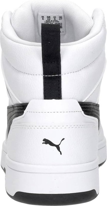 PUMA Rebound v6 Unisex Sneakers - Wit/Zwart