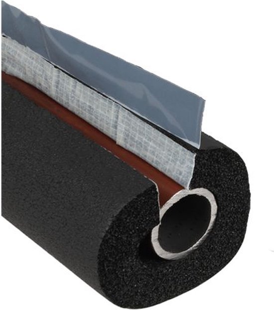 Zwarte Pijp Isolatie Buizen, Pijp Isolatie Schuim Buis, Geschikt voor 9mm/ 15mm/20mm Dikte/Muur en 6mm-110mm (Size : 50mmX15mm/1.7m