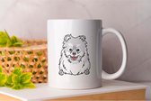 Mok Pomeranian - dogs - gift - cadeau - puppies - puppylove - doglover - doggy - honden - puppyliefde - mijnhond - hondenliefde - hondenwereld