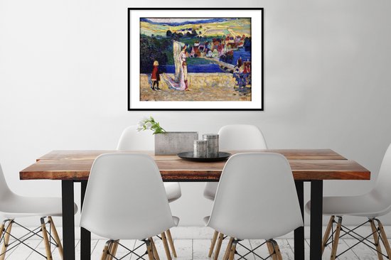 Affiche avec cadre Croquis Promenade - Kandinsky - 80x60 cm