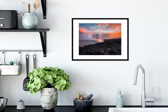 Volcan de Lava près de l'océan