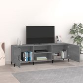 The Living Store TV-kast - klassiek - mediaopslag - 150x30x50 cm - Grijs Sonoma Eiken