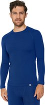 DANISH ENDURANCE Thermo Shirt met Lange Mouwen voor Heren - van Merino Wol - Marineblauw - XL