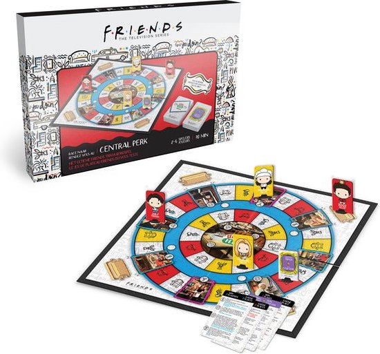 Friends - Race naar Central Perk - Friends tv serie - Trivia - Bordspel - Familiespel