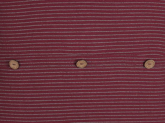 Beliani CAMPANULA - Sierkussen - Rouge - Plastique