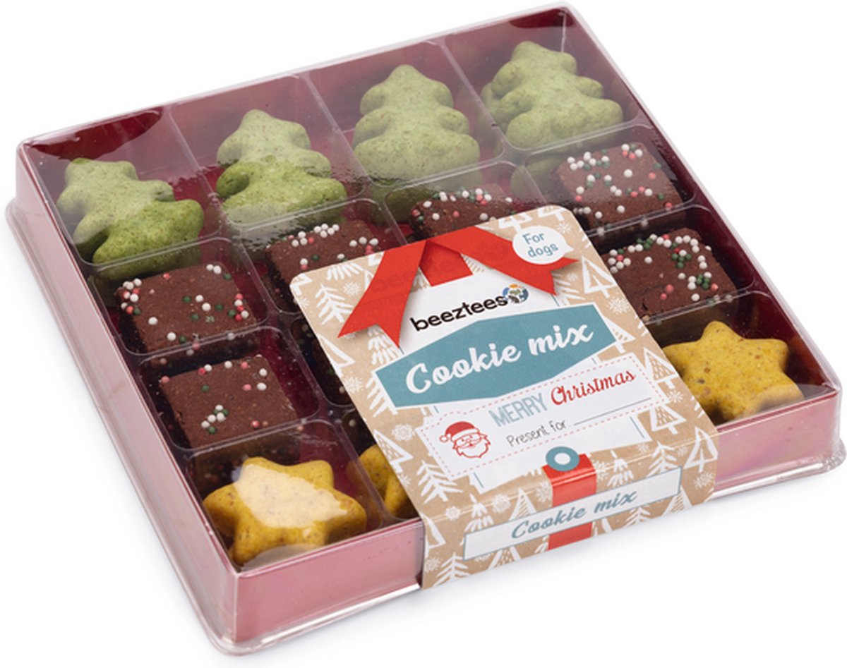 Beeztees Kerstkoekjes Mix - Hondensnack - 32ST