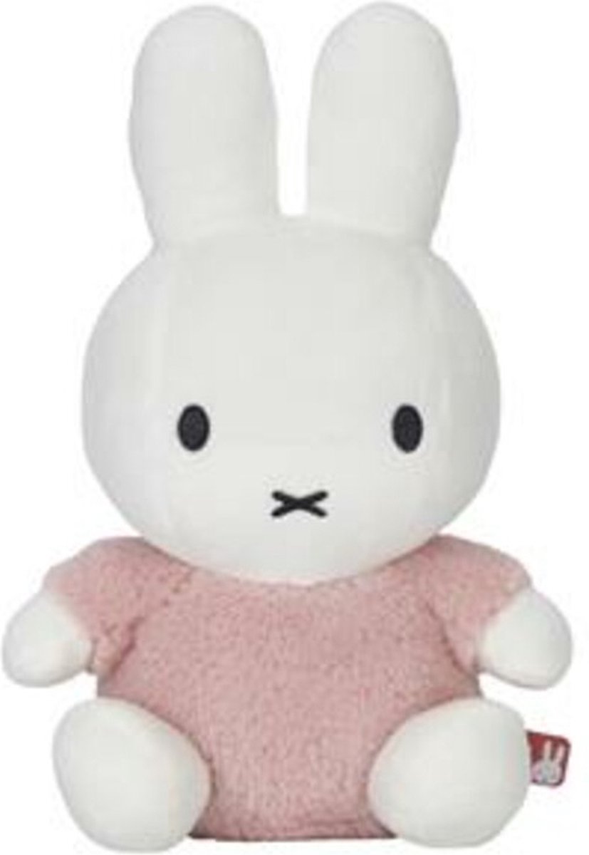 Nijntje Knuffel Fluffy Roze - 25 cm op Prijzenvolger.com