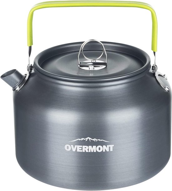 Foto: Camping waterkoker ketel theepot koffiepot draagbaar aluminium voor outdoor picknick wandelen