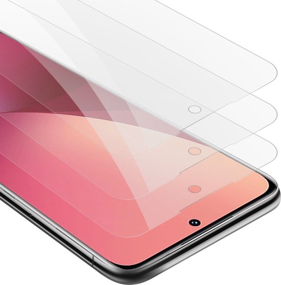 Cadorabo 3x Protecteur d'écran pour Xiaomi 12 / 12X - Film d'armure de protection en CRYSTAL CLEAR - Verre de protection d'écran trempé (trempé) en dureté 9H avec 3D Touch