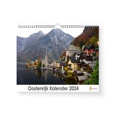 Huurdies - Oostenrijk Kalender - Jaarkalender 2024 - 35x24 - 300gms