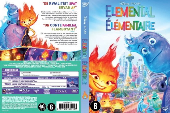 Élémentaire / Elemental (Disney) (DVD)
