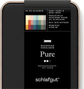 schlafgut Drap-housse Jersey Pure extra haut - Simple M - 120x200 - 130x220 799 Off-Black