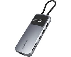 Cabletime - 10 in 1 Multi USB-C Hub adapter - 8K - HDMI - DP - ook geschikt voor MacBook