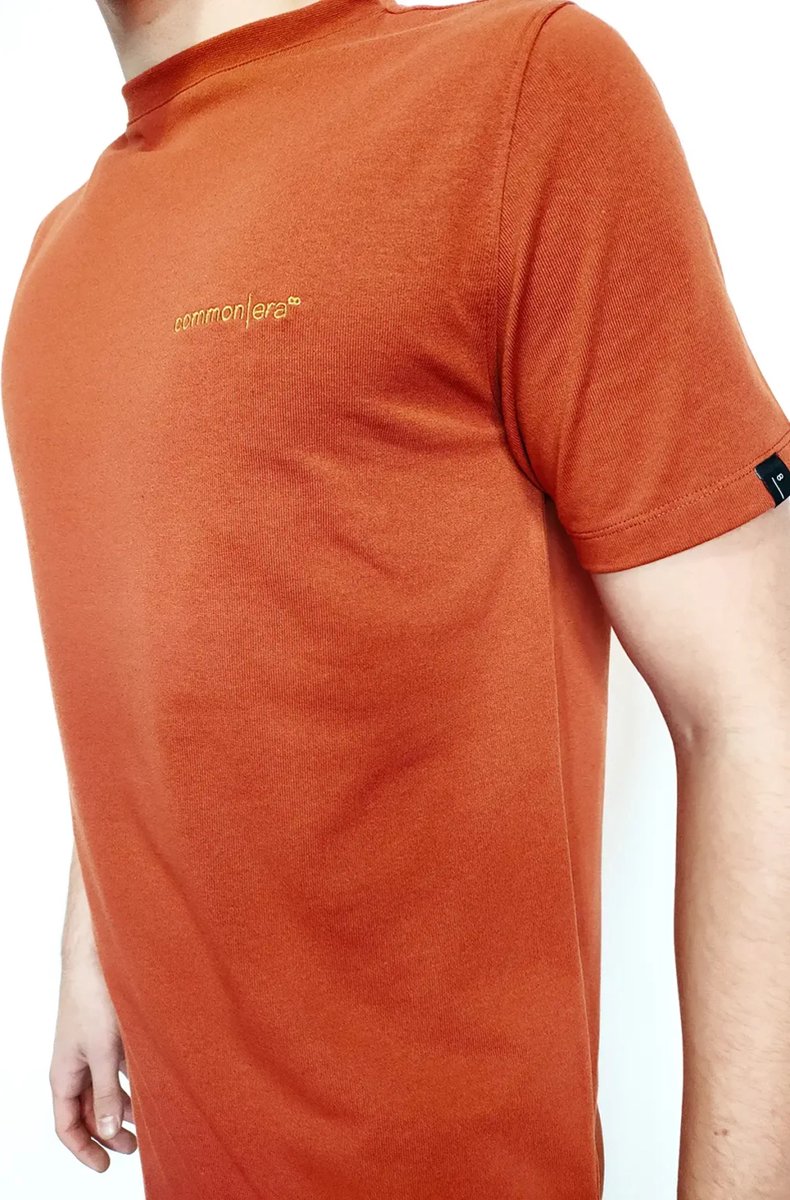 common | era - T-shirt Hiland - BurnedOrange - maat S