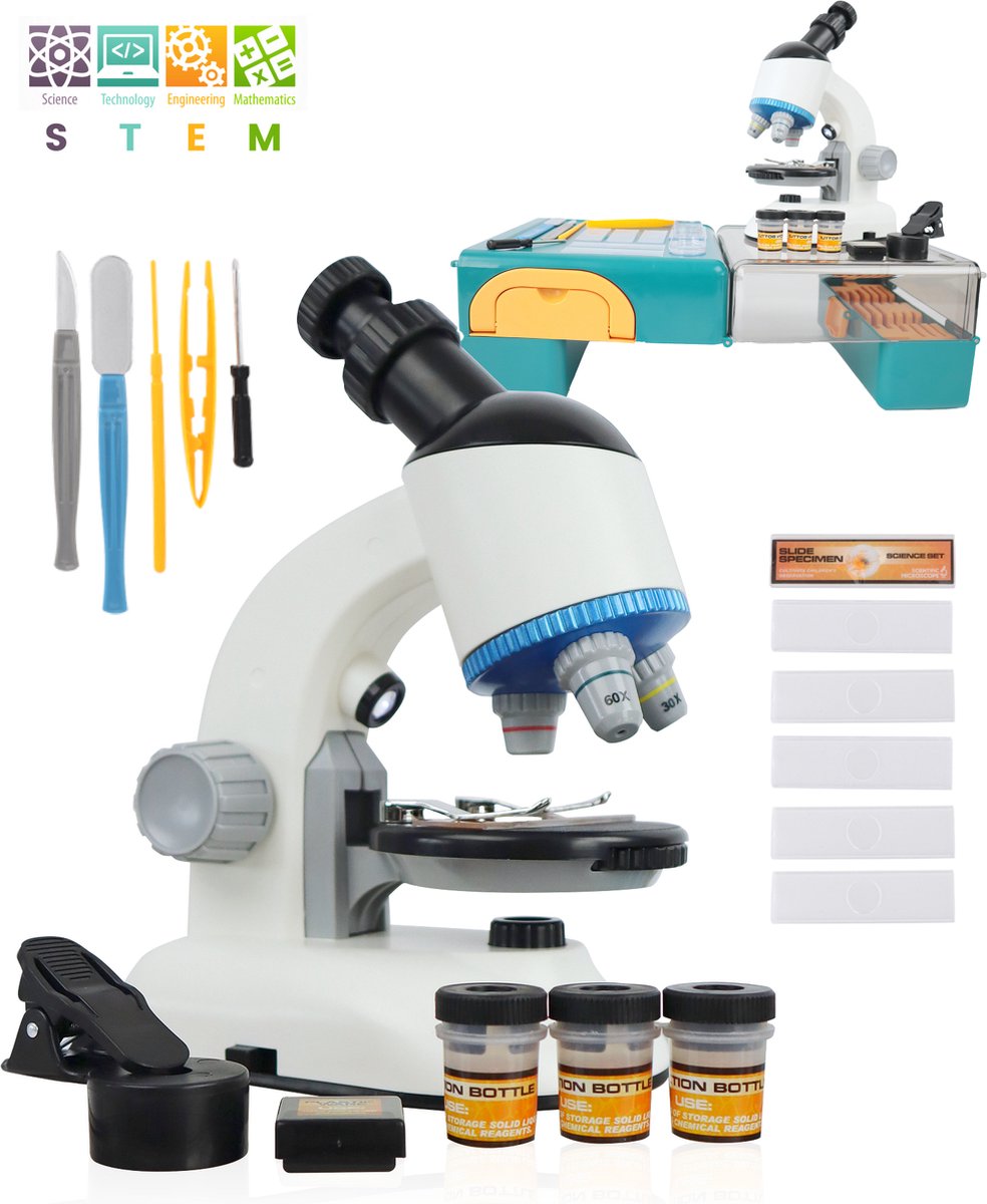 Jouet Enfant Kit de Microscope Biologique Science Éducative - Jeu de  sciences et d'expérience - Achat & prix