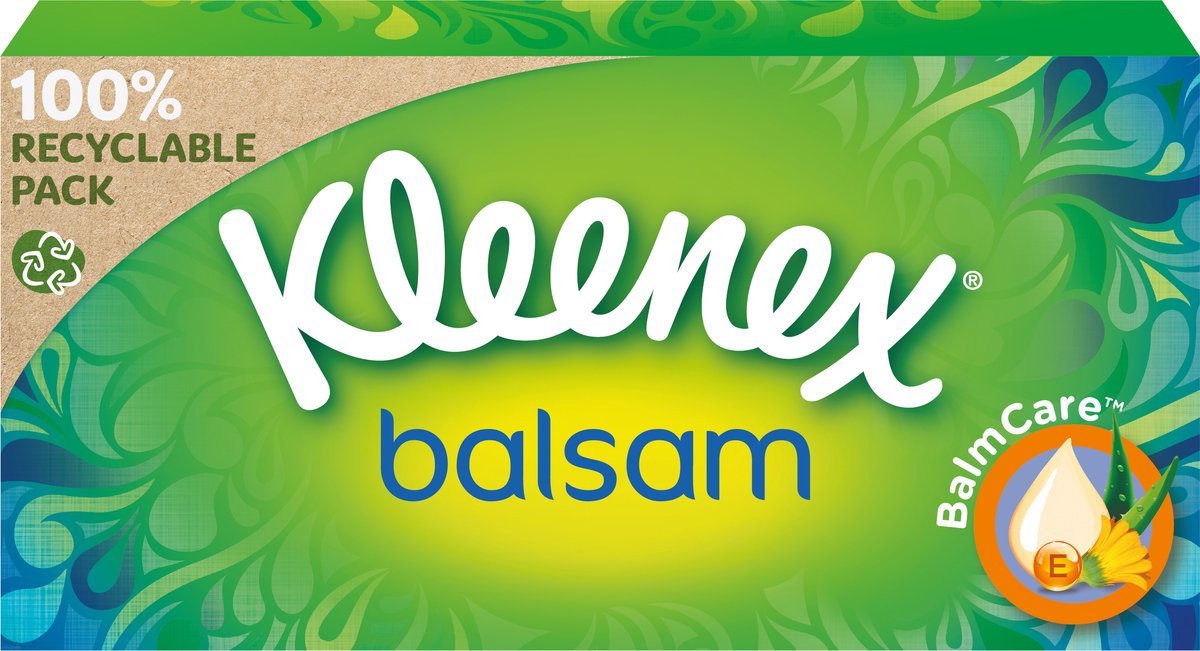 Goedkoopste KLEENEX BALSAM ZAKDOEKEN TRAY 16x