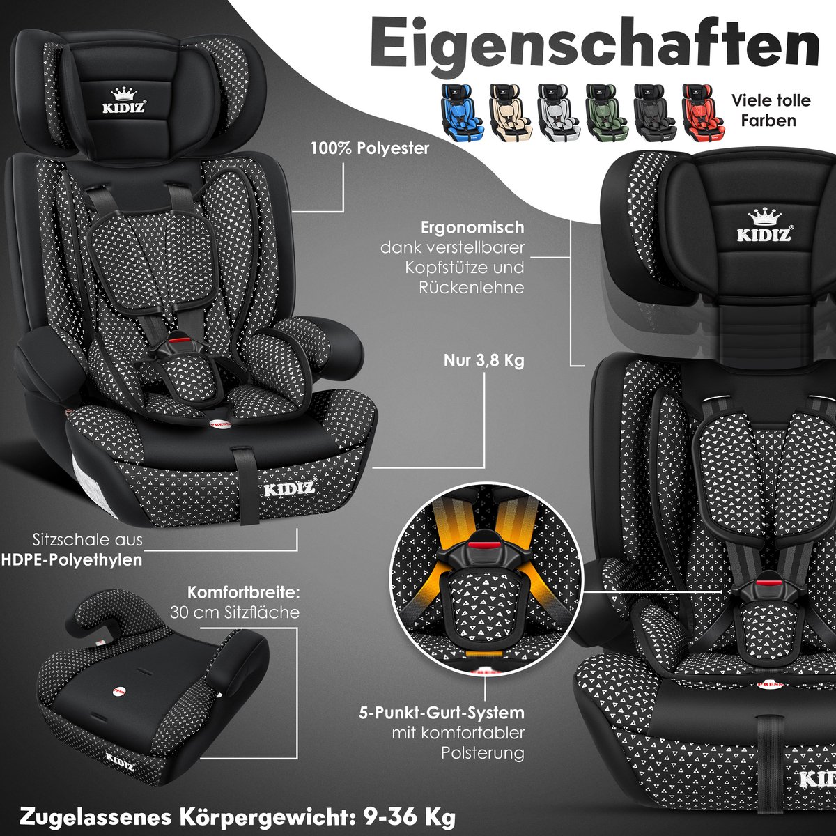 LG KIDIZ kinderautostoeltje - kuip autostoeltje thumbnail 3