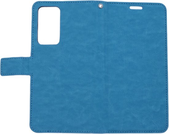 Coque LuxeBass adaptée pour Xiaomi 12 Pro - Couverture de livre avec fentes pour cartes - Coque de téléphone portable turquoise - coque de téléphone - housses de téléphone