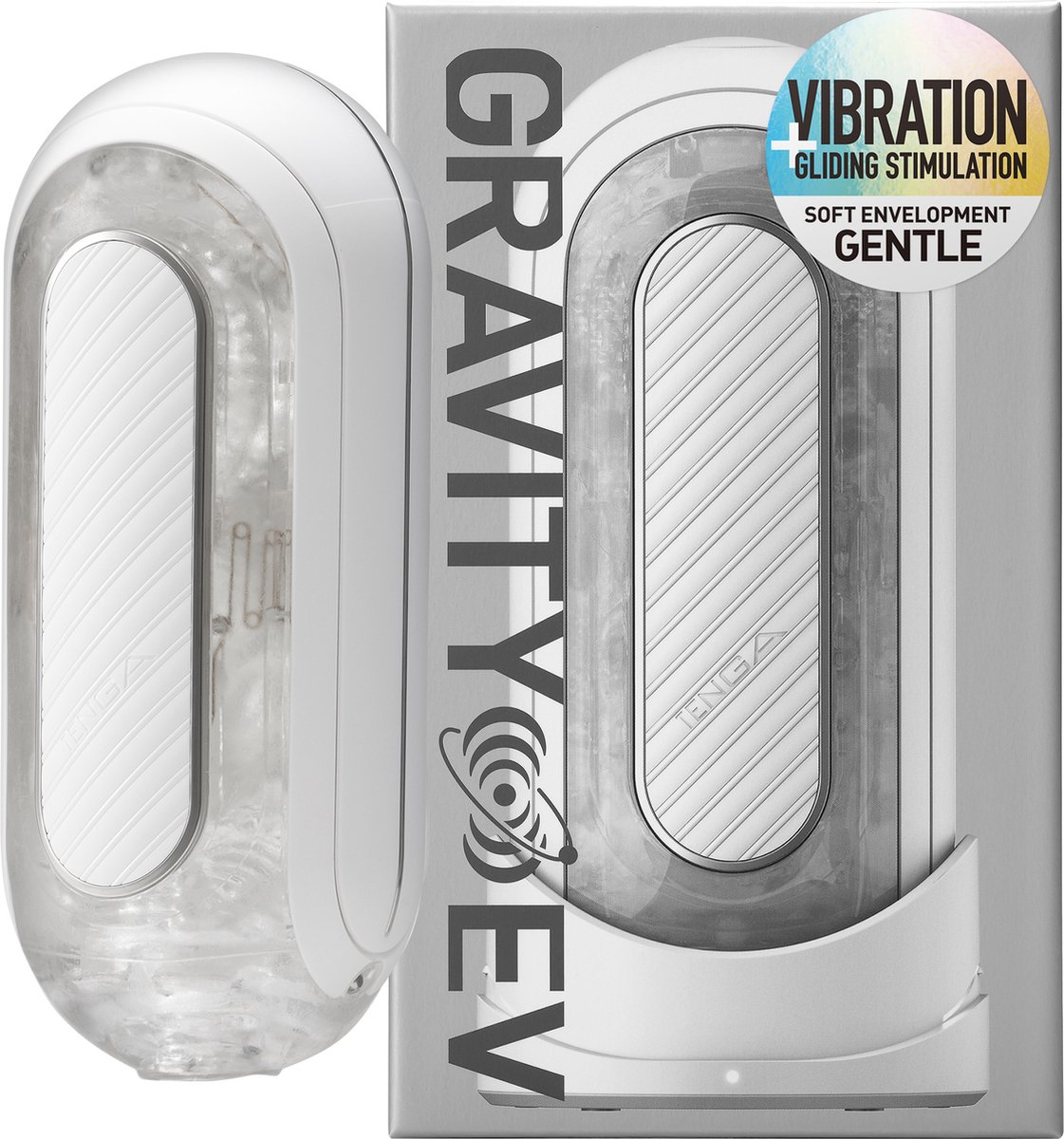 Goedkoopste Tenga - FLIP ZERO GRAVITY EV (Electronic Vibration) Wit - Electrische Masturbator - Seksspeeltje voor mannen