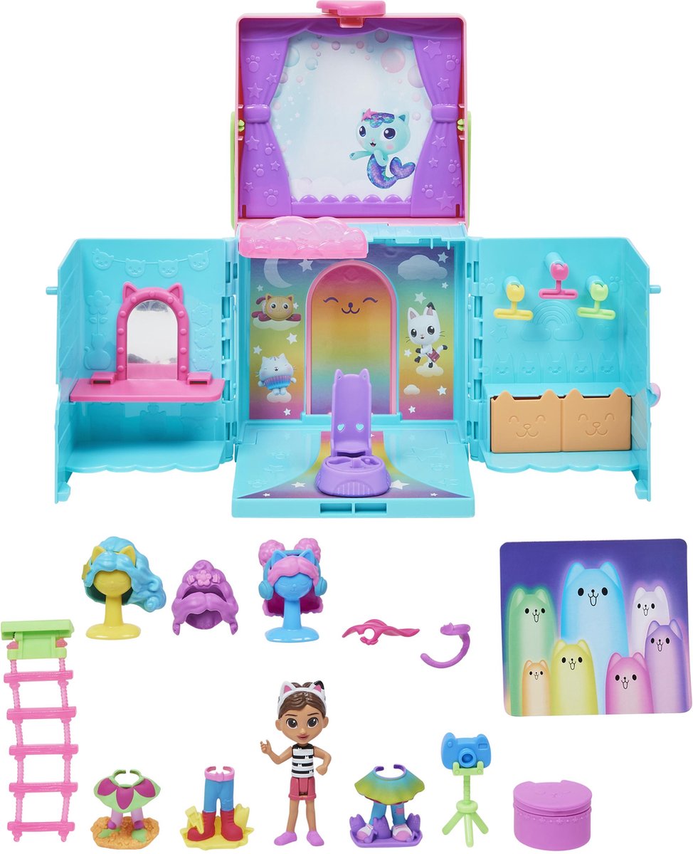 Gabby's Poppenhuis - Gabby's Verkleedkamer-speelset met accessories en unieke Gabby-figuur — afbeelding 4