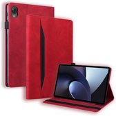 Case2go - Tablet hoes geschikt voor Oppo Pad 11 (2022) - Business Wallet Book Case - Met pasjeshouder - Rood