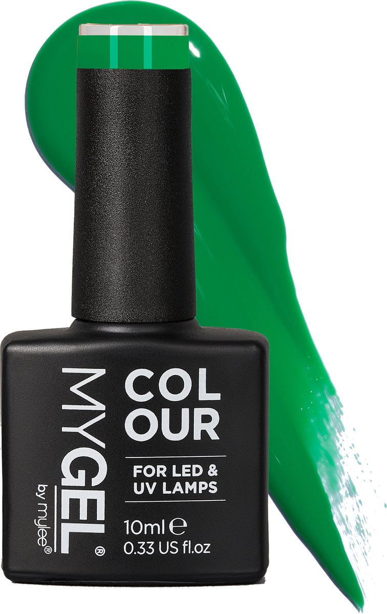 Mylee Gel Nagellak 10ml [Groovy Green] UV/LED Gellak Nail Art Manicure Pedicure, Professioneel & Thuisgebruik [Autumn/Winter 2022] - Langdurig en gemakkelijk aan te brengen