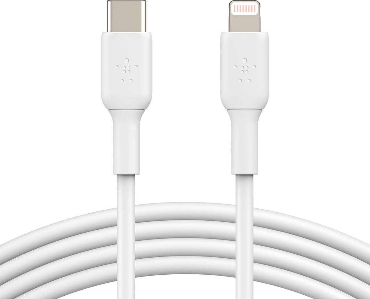 Belkin Boost Charge™ Usb-c To Lightning Cable Pvc Lightning-kabel 2 M Wit