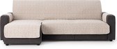 Belmarti® Hoekbank beschermhoes Pure - 240cm breed - Linnen - Hoes voor een chaise longue bank met het relaxgedeelte links - van hoogwaardig katoen