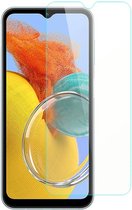 Case2go - Screenprotector voor Samsung Galaxy M14 - Case Friendly - Gehard Glas - Transparant