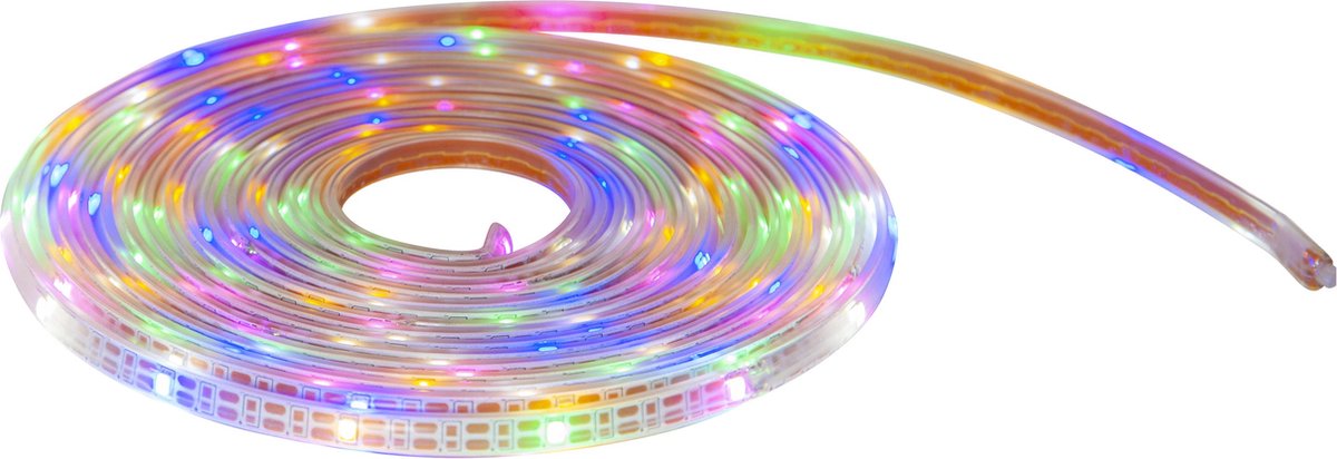 Star Trading LED blokkaars Flame Stripe gemaakt van was Transparant