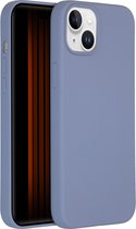 Accezz Hoesje Siliconen Geschikt voor iPhone 15 Plus - Accezz Liquid Silicone Backcover - grijs