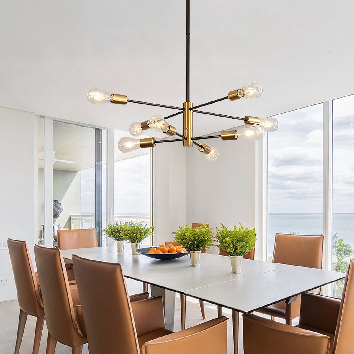 Lustre Suspendu Vintage Industriel E27 - Idéal Pour Salon, Cuisine Ou Restaurant