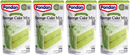 Pondan Sponge Cakemix Pandan (200gr)