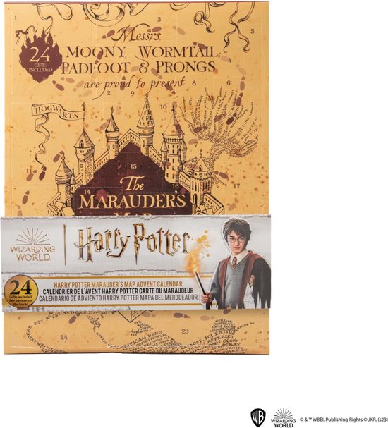 Calendrier de l'avent Carte du Maraudeur - Harry Potter