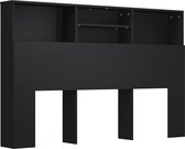 vidaXL-Hoofdbordkast-160x19x103,5-cm-zwart