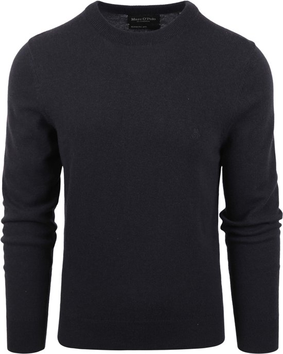 Marc O'Polo - Pullover Wol Navy - Heren - Maat L - Regular-fit