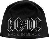AC/DC - Back In Black Beanie Muts - Zwart