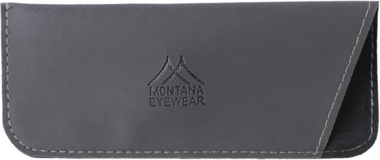 Montana 20A - Zonnebril -  Rond model - Zwart kunststof-- Lensbreedte 57 mm — afbeelding 2